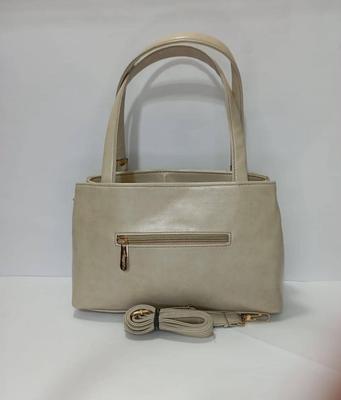 Women's PU Leather Plain Top Handle Shoulder Bag