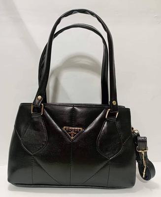 Women's PU Leather Plain Top Handle Shoulder Bag