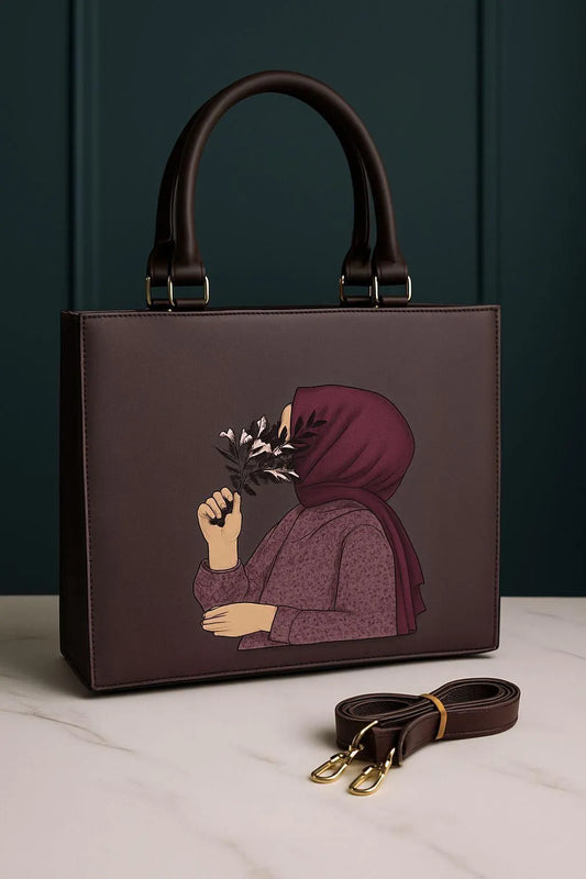 Girl's Nylon Plain Hand Bag