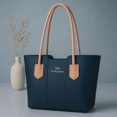 Women's Rexine Plain Tote Bag