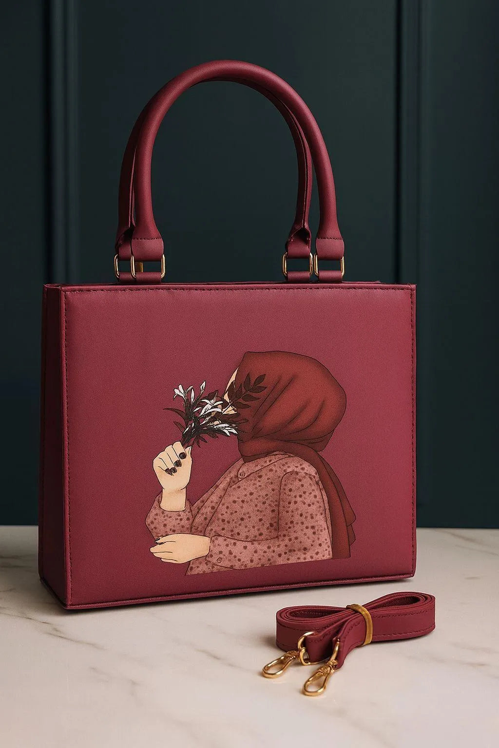 Girl's Nylon Plain Hand Bag