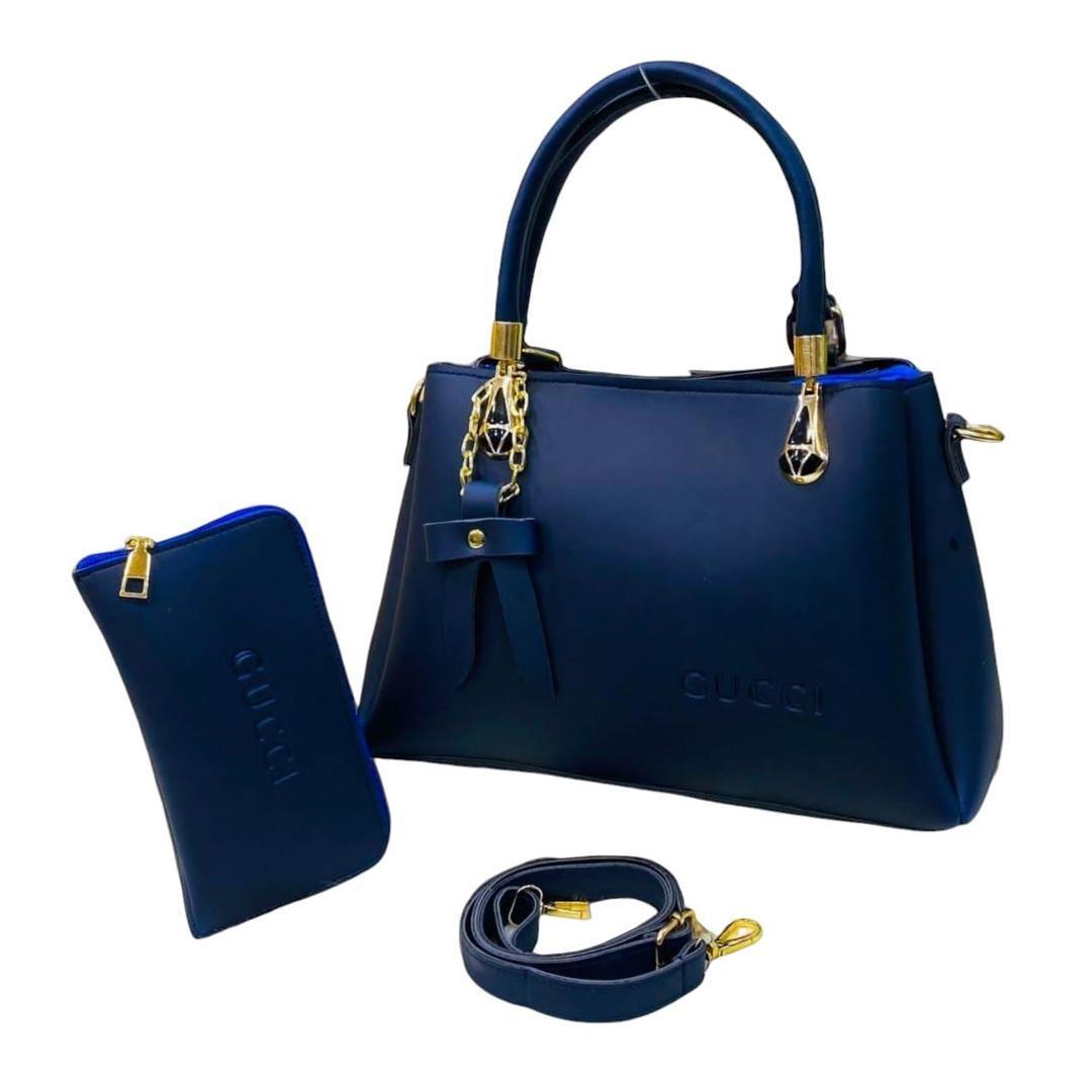 Women's Leather Plain Hand Bag