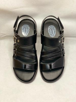Men's Leather Fancy Sandals Black