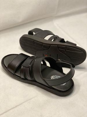 Men's Leather Fancy Sandals Black