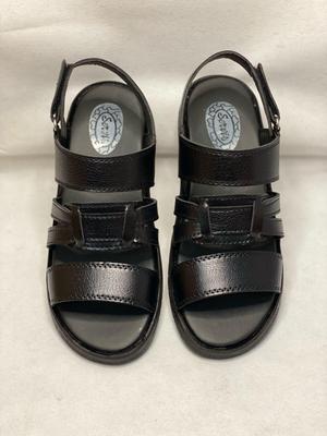 Men's Leather Fancy Sandals Black