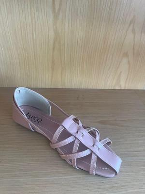 Stylish Women's Pink Synthetic Leather Casual Pumps