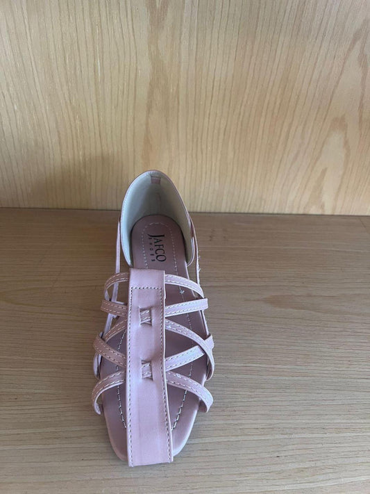 Stylish Women's Pink Synthetic Leather Casual Pumps